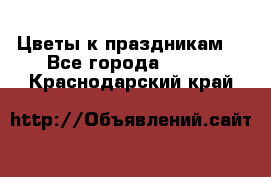 Цветы к праздникам  - Все города  »    . Краснодарский край